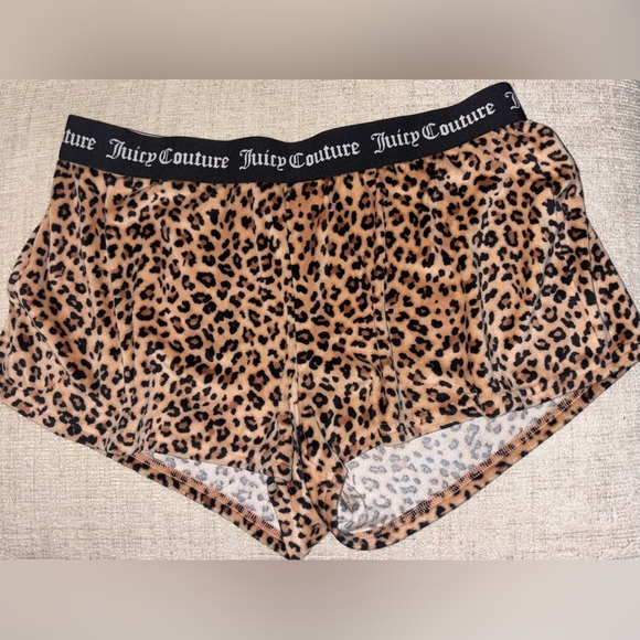 Juicy Couture Velour Lounge Sleep Shorts Bundle 3pc Size Medium Y2K Velour - Picture 4 of 10